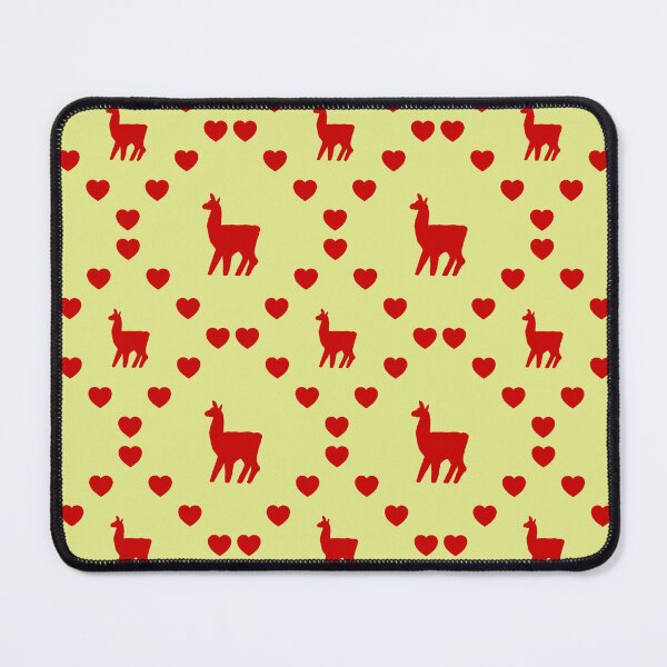 Item preview, Lama Nahtloses Herzmuster|Llama Seamless Heart Pattern (Motif de cœur sans couture)|Llama Seamless Heart Pattern|Lama Modello di cuore senza cuciture designed and sold by TheIconSmith.