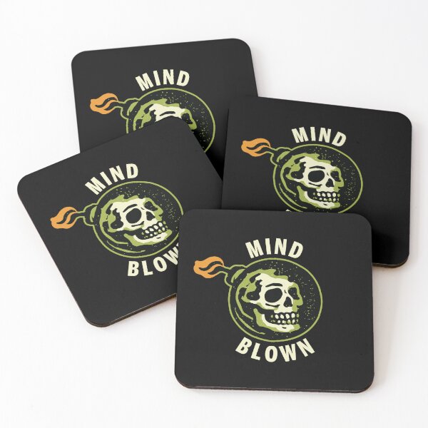 Item preview, Mind Blown Skull Bomb Graphic with Retro Explosion Vibes designed and sold by Victor Shadehorn.
