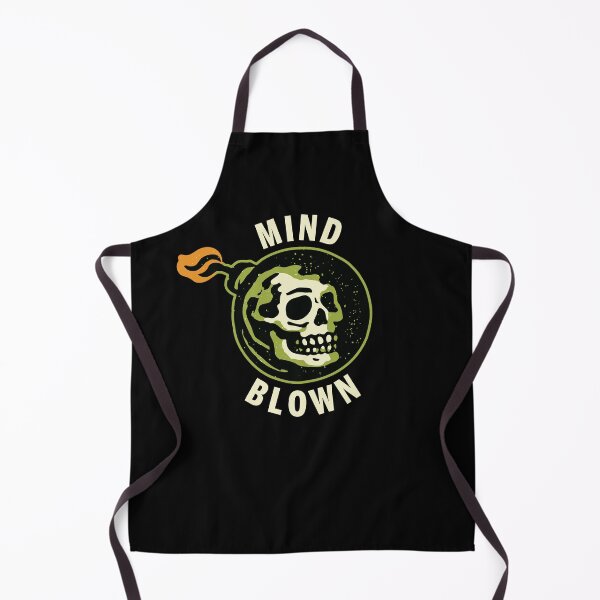 Item preview, Mind Blown Skull Bomb Graphic with Retro Explosion Vibes designed and sold by Victor Shadehorn.