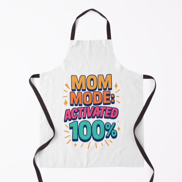 Item preview, Mom Mode Activated 100% - Funny Mom Power Quote Design designed and sold by MUJU-pixel.