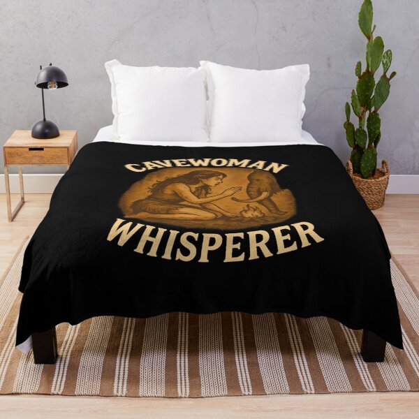 Item preview, Cavewoman Whisperer Prehistoric Animal Lover Design designed and sold by Jason123za.