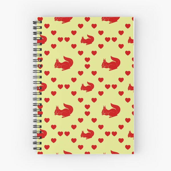 Item preview, Eichhörnchen Nahtloses Herzmuster|Écureuil Seamless Heart Pattern|Squirrel Seamless Heart Pattern|Scoiattolo Modello di cuore senza cuciture designed and sold by TheIconSmith.