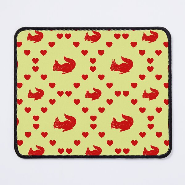 Item preview, Eichhörnchen Nahtloses Herzmuster|Écureuil Seamless Heart Pattern|Squirrel Seamless Heart Pattern|Scoiattolo Modello di cuore senza cuciture designed and sold by TheIconSmith.