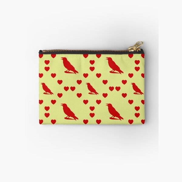Item preview, Krähe Nahtloses Herzmuster|Coeur de corbeau sans couture|Crow Seamless Heart Pattern|Corvo Modello di cuore senza cuciture designed and sold by TheIconSmith.