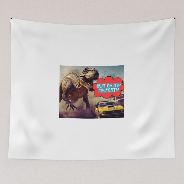 Item preview, Out of My Property – Dino HOA Strikes Again designed and sold by Artitude Studio.