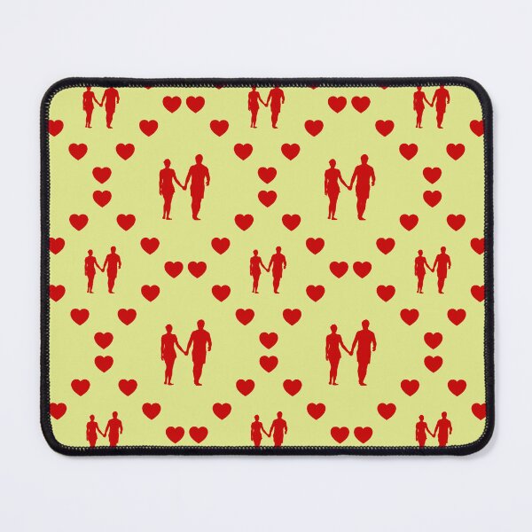 Item preview, Beach Couple Nahtloses Herzmuster|Couple à la plage Motif en forme de cœur sans couture|Beach Couple Seamless Heart Pattern|Coppia da spiaggia Modello a cuore senza cuciture designed and sold by TheIconSmith.