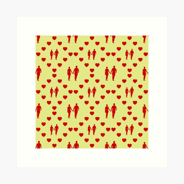 Aperçu de l'œuvre Beach Couple Nahtloses Herzmuster|Couple à la plage Motif en forme de cœur sans couture|Beach Couple Seamless Heart Pattern|Coppia da spiaggia Modello a cuore senza cuciture créée et vendue par TheIconSmith.