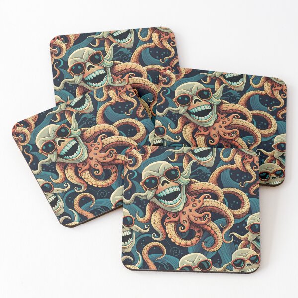 Item preview, OCTOPUS SMILE  SEAMLESS  GRAPHIC  PATTERN  designed and sold by agoraman.