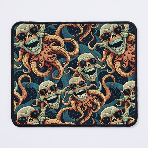 Item preview, OCTOPUS SMILE SEAMLESS GRAPHIC PATTERN designed and sold by agoraman.