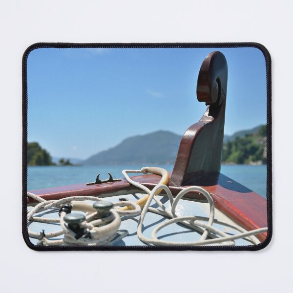 Item preview, Corfu island, Crete, Small boat in the sea designed and sold by studio838.