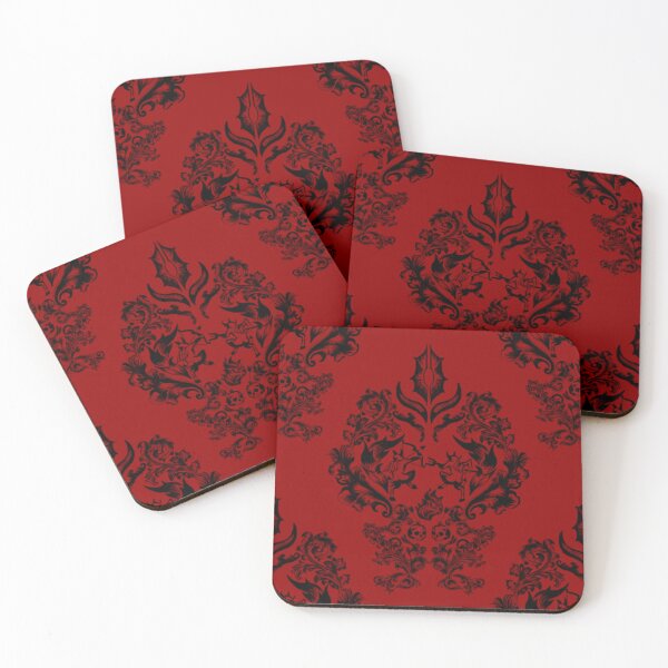 Item preview, Devil Damask Pattern  designed and sold by The Noir Arts.