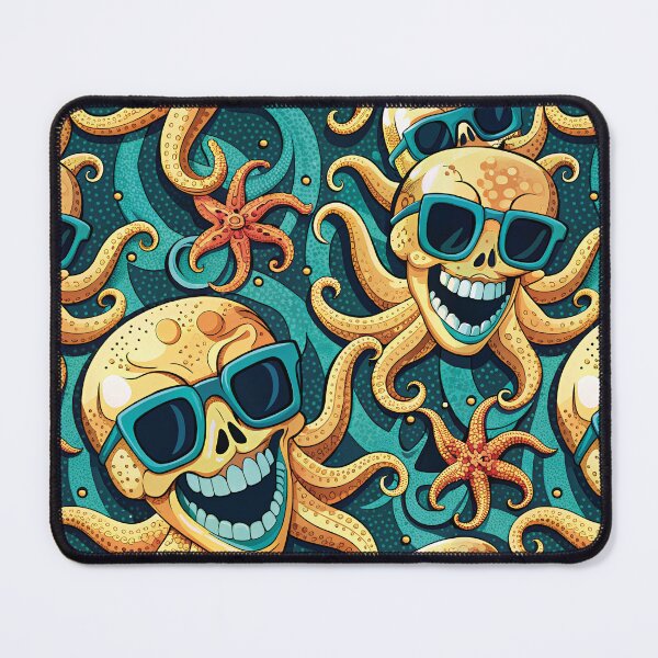 Item preview, OCTOPUS SMILE  SEAMLESS  GRAPHIC  PATTERN  designed and sold by agoraman.