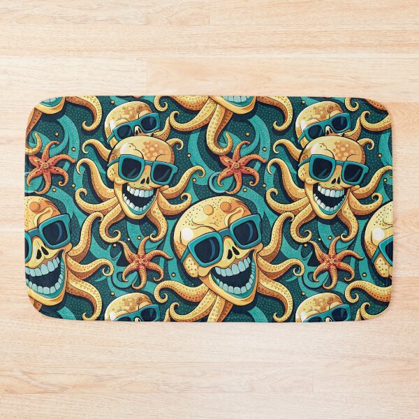 Item preview, OCTOPUS SMILE  SEAMLESS  GRAPHIC  PATTERN  designed and sold by agoraman.