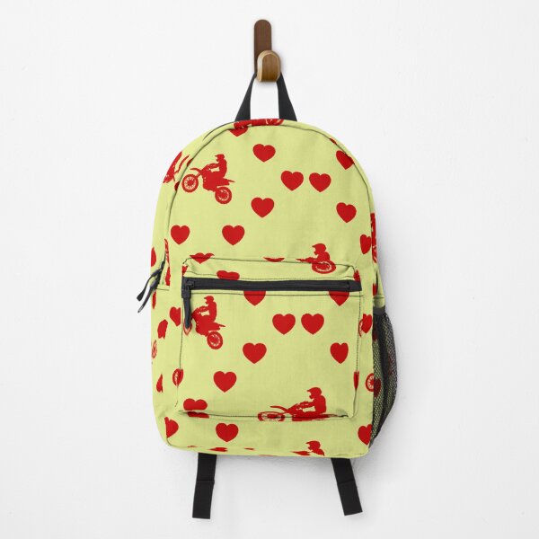 Item preview, Dirt Bike Nahtlose Herz Muster|Modèle de cœur sans couture pour moto Dirt|Dirt Bike Seamless Heart Pattern|Modello di cuore senza cuciture di una moto da cross designed and sold by TheIconSmith.