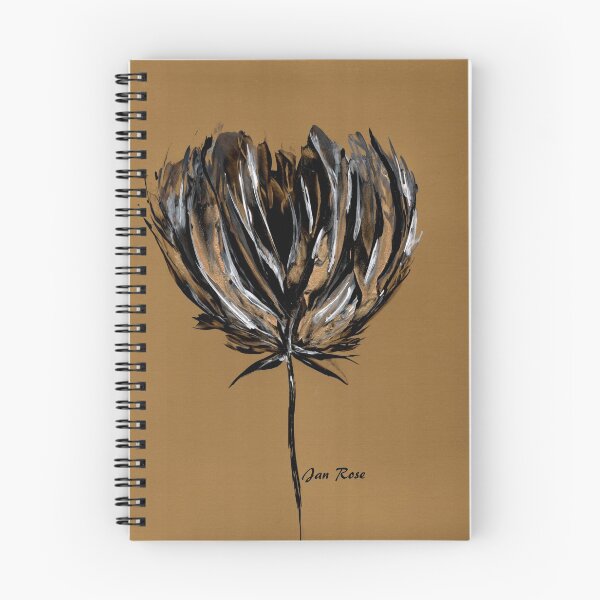 Item preview, Black Abstract Gold Bloom designed and sold by Jan Rose.