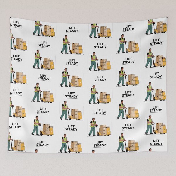 Item preview, Lift Steady Hardworking Warehouse Hero designed and sold by Taans-Creation.