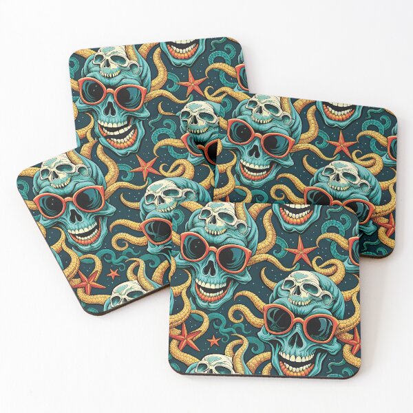 Item preview, OCTOPUS SMILE  SEAMLESS  GRAPHIC  PATTERN  designed and sold by agoraman.