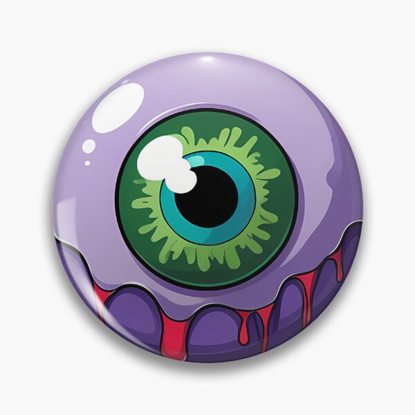 Item preview, Cartoon eyeball on a stick like lollipop spooky-cute style designed and sold by EnigmaVoid.