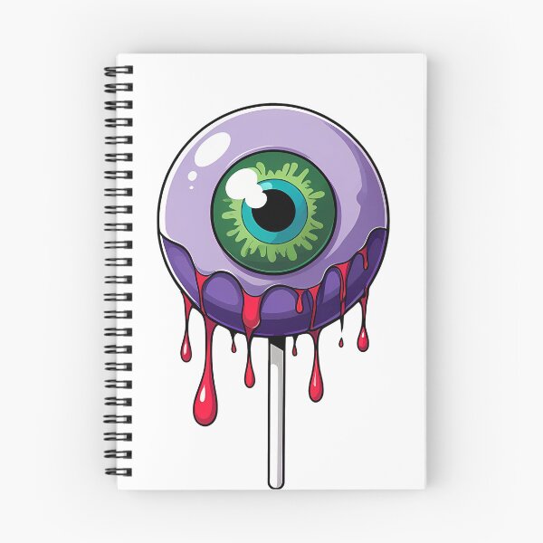 Item preview, Cartoon eyeball on a stick like lollipop spooky-cute style designed and sold by EnigmaVoid.