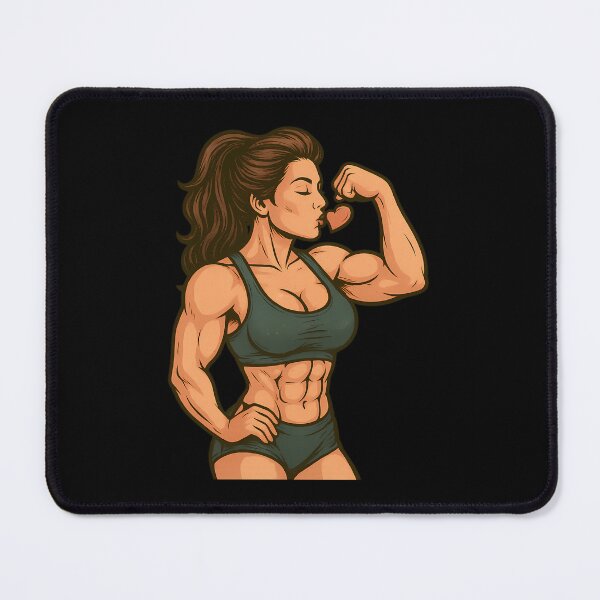 Item preview,  Strong Is Beautiful – Fit Woman Flexing with Love designed and sold by Jason123za.