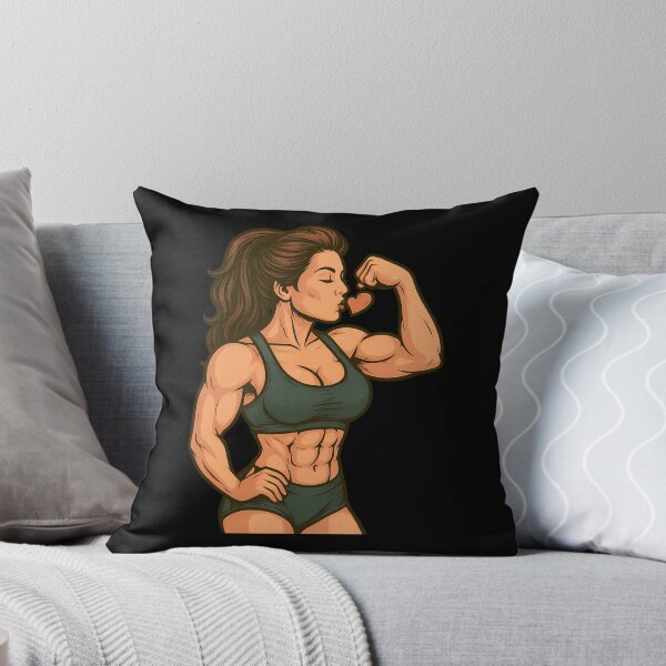 Item preview,  Strong Is Beautiful – Fit Woman Flexing with Love designed and sold by Jason123za.