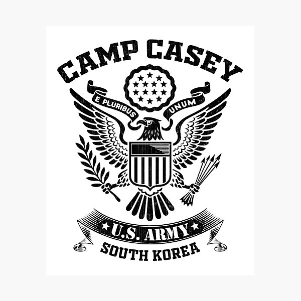 Item preview, Camp Casey South Korea US Army Base Tribute designed and sold by RayWeberr.