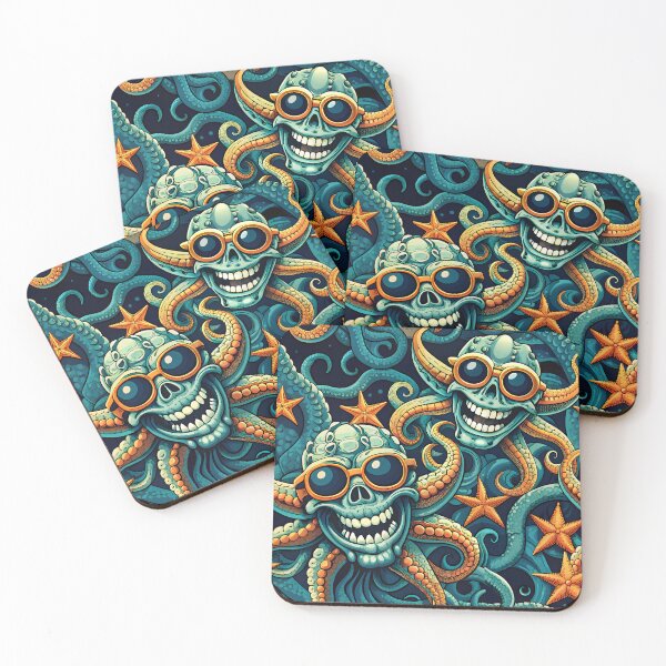 Item preview, OCTOPUS SMILE PATTERN designed and sold by agoraman.