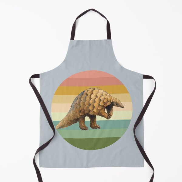 Item preview, Pangolin on Retro Sunset in Africa Colors for Pangolin Fans designed and sold by Scotch Macaskill.