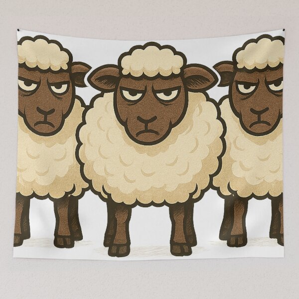Item preview, Sheep Gang. No Flocks Given designed and sold by Mjonkey.
