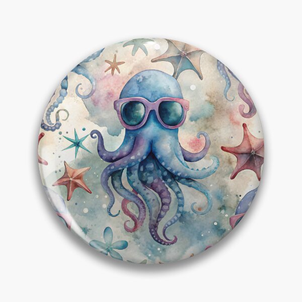 Item preview, OCTOPUS SEAMLESS  PATTERN  designed and sold by agoraman.