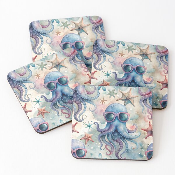 Item preview, OCTOPUS SEAMLESS  PATTERN  designed and sold by agoraman.