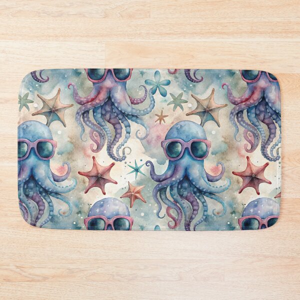 Item preview, OCTOPUS SEAMLESS  PATTERN  designed and sold by agoraman.