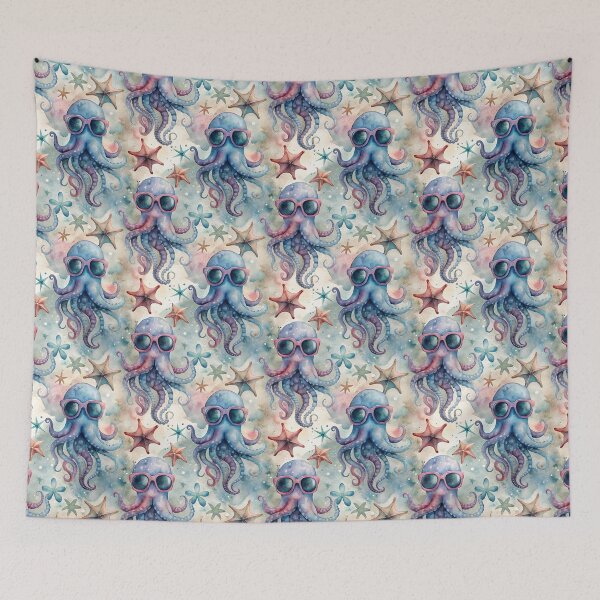 Item preview, OCTOPUS SEAMLESS  PATTERN  designed and sold by agoraman.