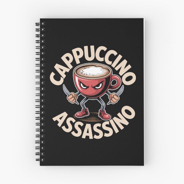 Item preview, Cappuccino Assassino - A funny gift for anyone who loves coffee, memes, and a touch of Italian chaos with a sharp twist. designed and sold by ZyziowskyArt.
