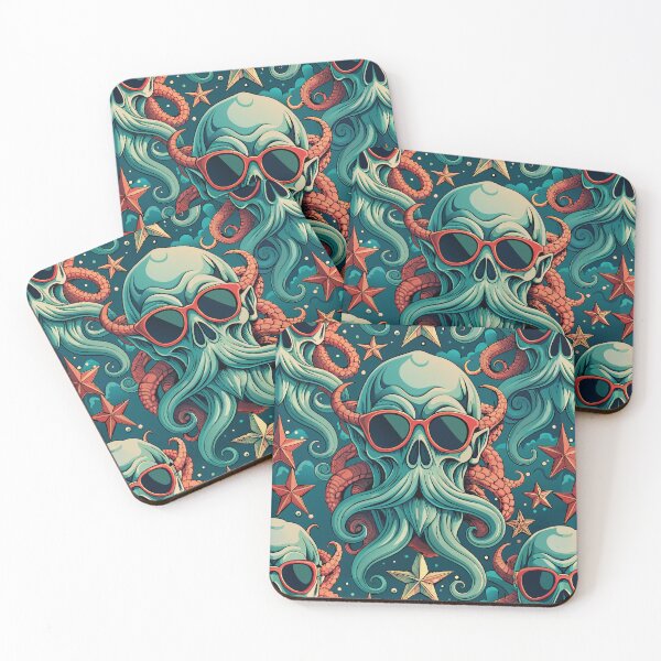Item preview, OCTOPUS SEAMLESS  PATTERN steampunk  designed and sold by agoraman.