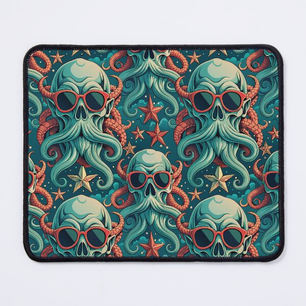 Item preview, OCTOPUS SEAMLESS PATTERN steampunk designed and sold by agoraman.