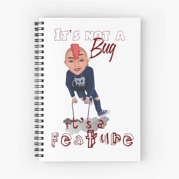 Item preview, It's not a bug it's a feature - Spina Bifida Awarness designed and sold by Ms-Bees-Tees.