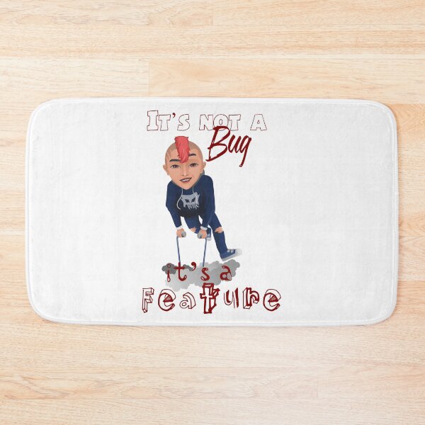 Item preview, It's not a bug it's a feature - Spina Bifida Awarness designed and sold by Ms-Bees-Tees.