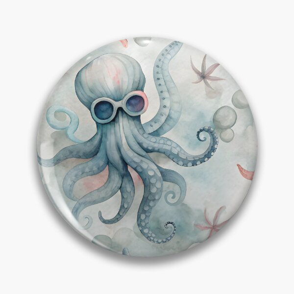 Item preview, OCTOPUS PATTERN WATERCOLOR designed and sold by agoraman.
