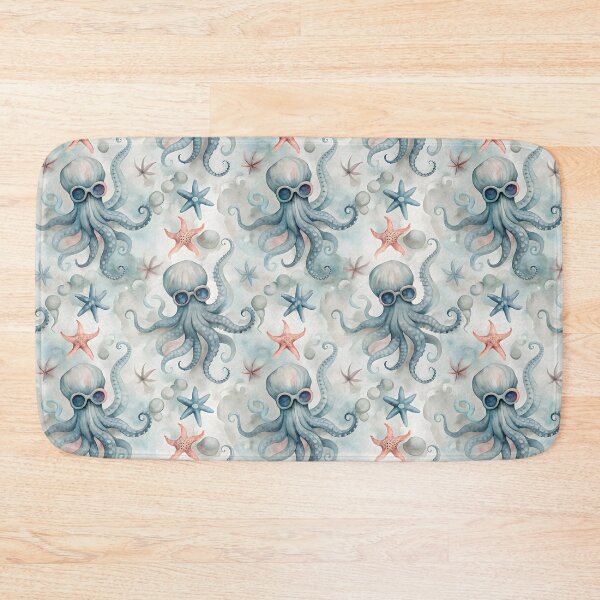 Item preview, OCTOPUS PATTERN WATERCOLOR designed and sold by agoraman.