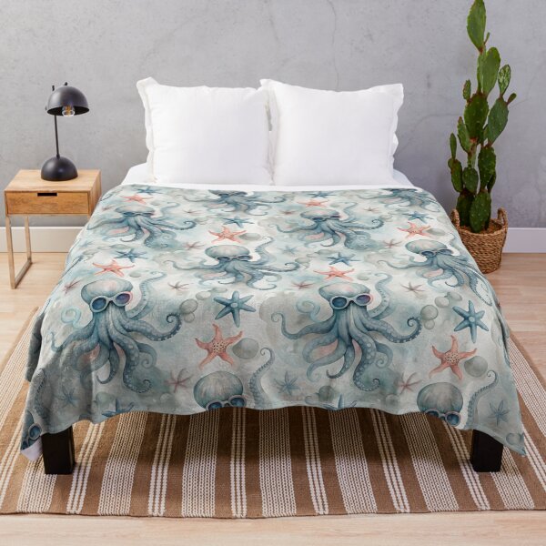 Item preview, OCTOPUS PATTERN WATERCOLOR designed and sold by agoraman.