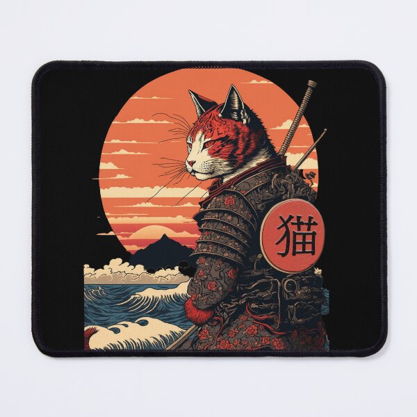 Item preview, Ukiyo e Samurai Cat  designed and sold by TheSamuraiCat.
