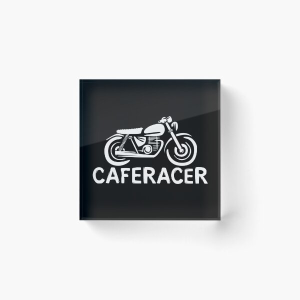 Item preview, Caferacer Moped Illustration - Bikers and Custom Fans designed and sold by AndreMi.