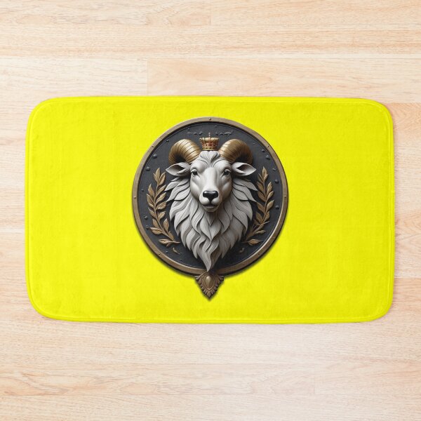 Item preview, SHIELD OF THE RAM KING (#FFFF00) designed and sold by Marlon Oseguera.
