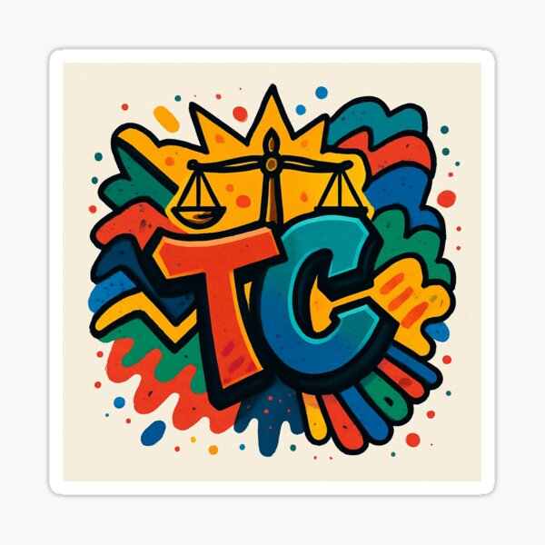 Aperçu de l'œuvre Logo TC inspiré des graffitis avec des couleurs vives créée et vendue par Medermax.