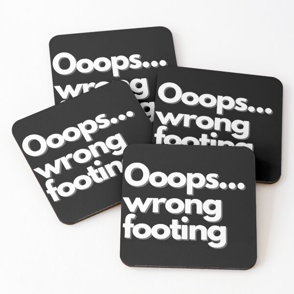 Item preview, Ooops Wrong Footing Funny Civil Engineer Stickers – Structural Humor, Sarcastic Quotes, Engineering Motivation & Chaos Designs designed and sold by mimicrafts516.