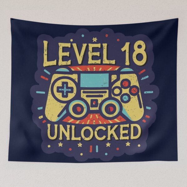 Item preview, Next Level: 18 and Ready to Play! designed and sold by Coollzone.
