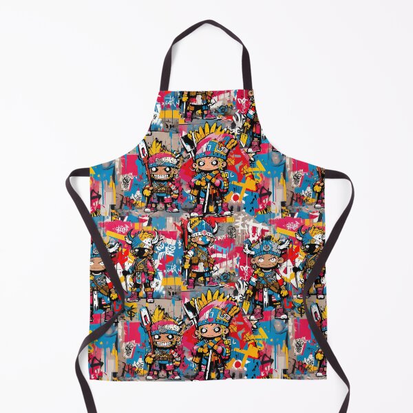 Item preview, CUTE ANIME CHARACTER, SEAMLESS PATTERN, GRAFFITI STREET ART designed and sold by agoraman.