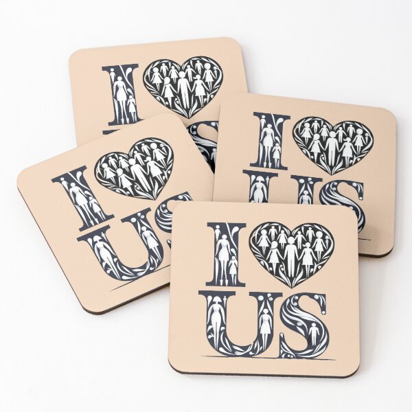 Item preview, I LOVE US designed and sold by Myra365Art.