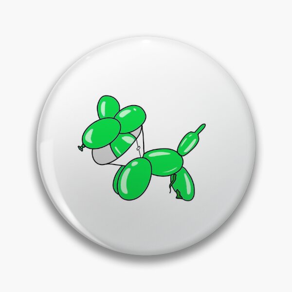 Item preview, Green Balloon Dog in Cone designed and sold by haleykersley.